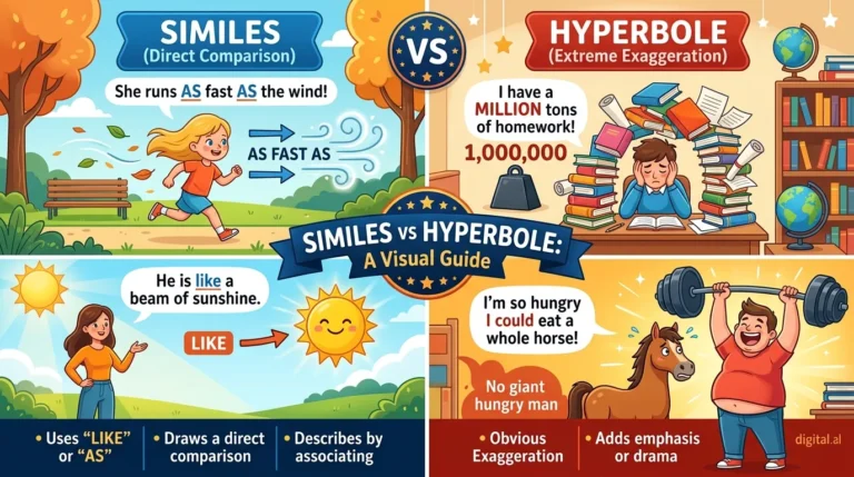 similes vs hyperbole